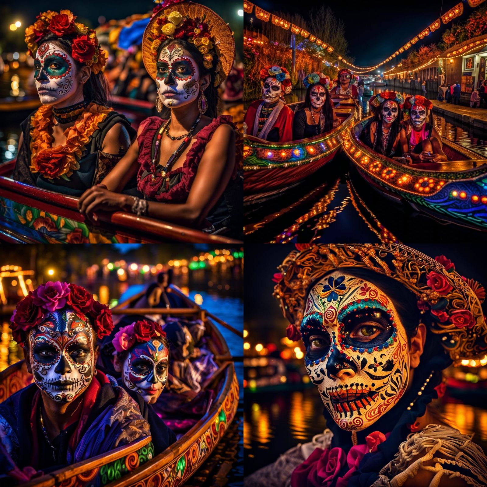 Day of the Dead Celebration on Xochimilco River