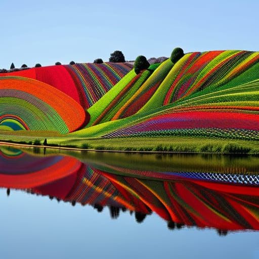 Surreal Impenetrable Wall in Photorealistic Hyper-realism