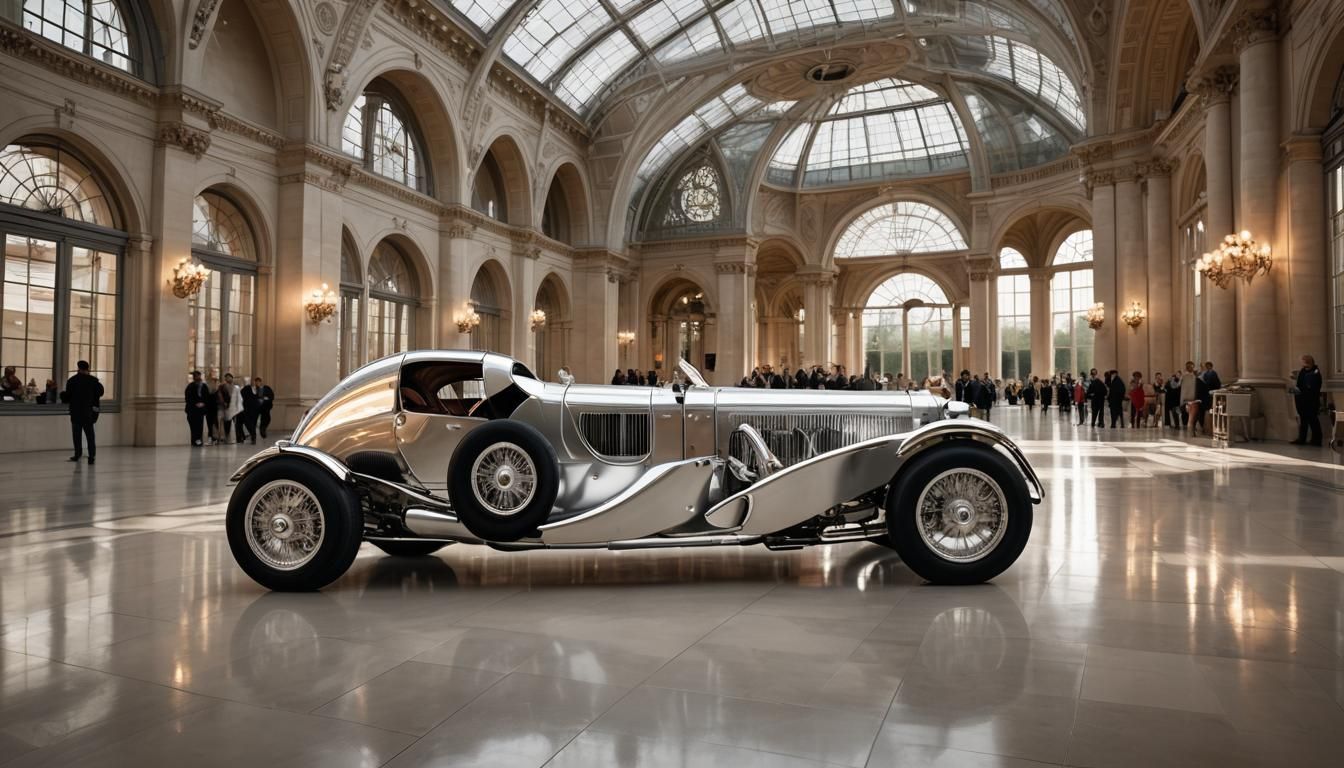 Steampunk Bugatti Race Car in Petit Palais
