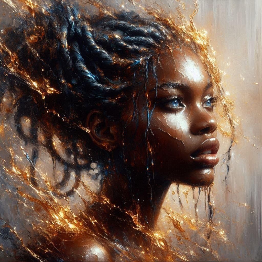 Golden Light Reveals Richly Textured Subject as Oil Painting