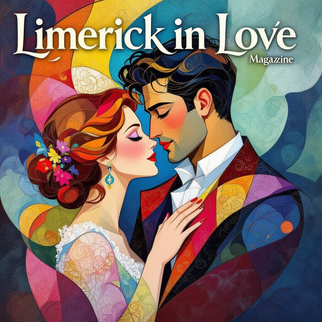 Abstract Romance Cover Art for Fantasy Poetry Magazine