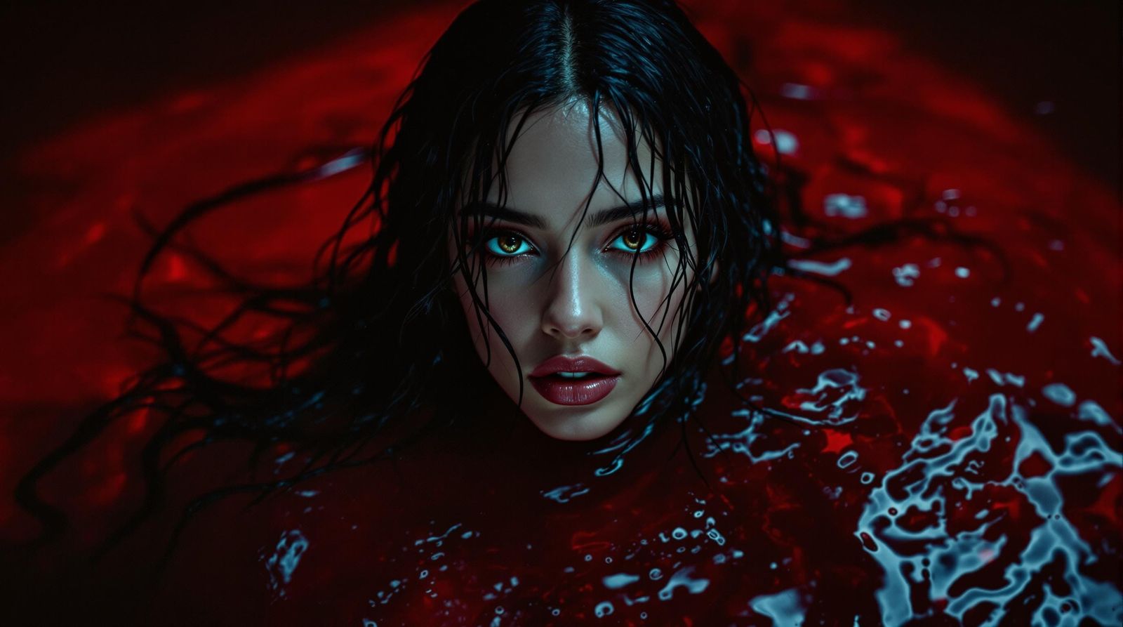 Dark Goddess in Crimson Tides