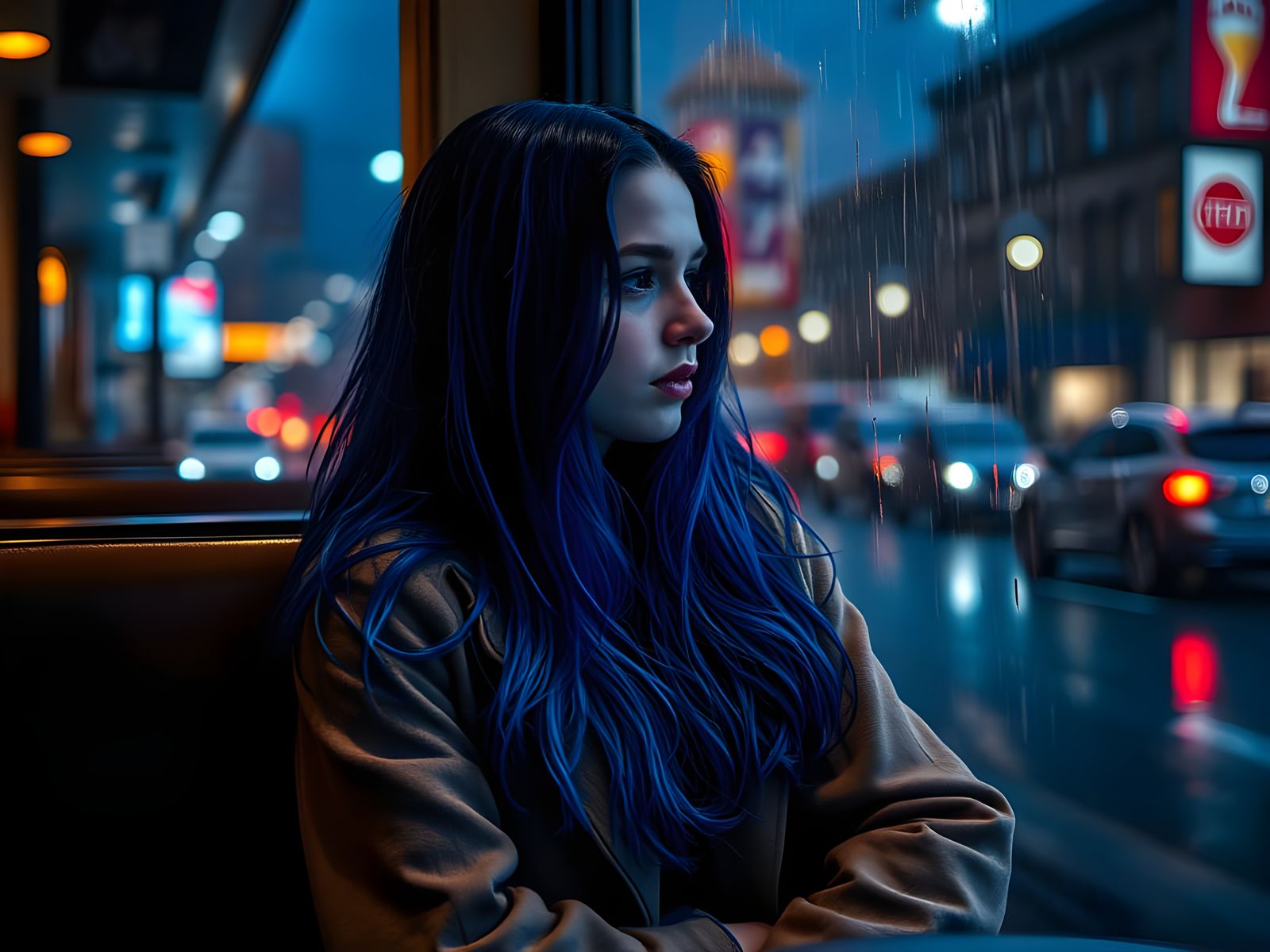 Billie-blue-hair