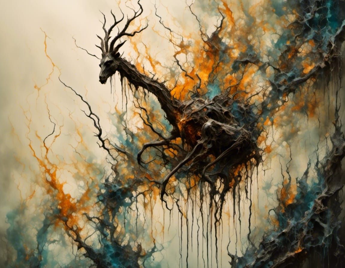 Glass Man in Dark Fantasy Style