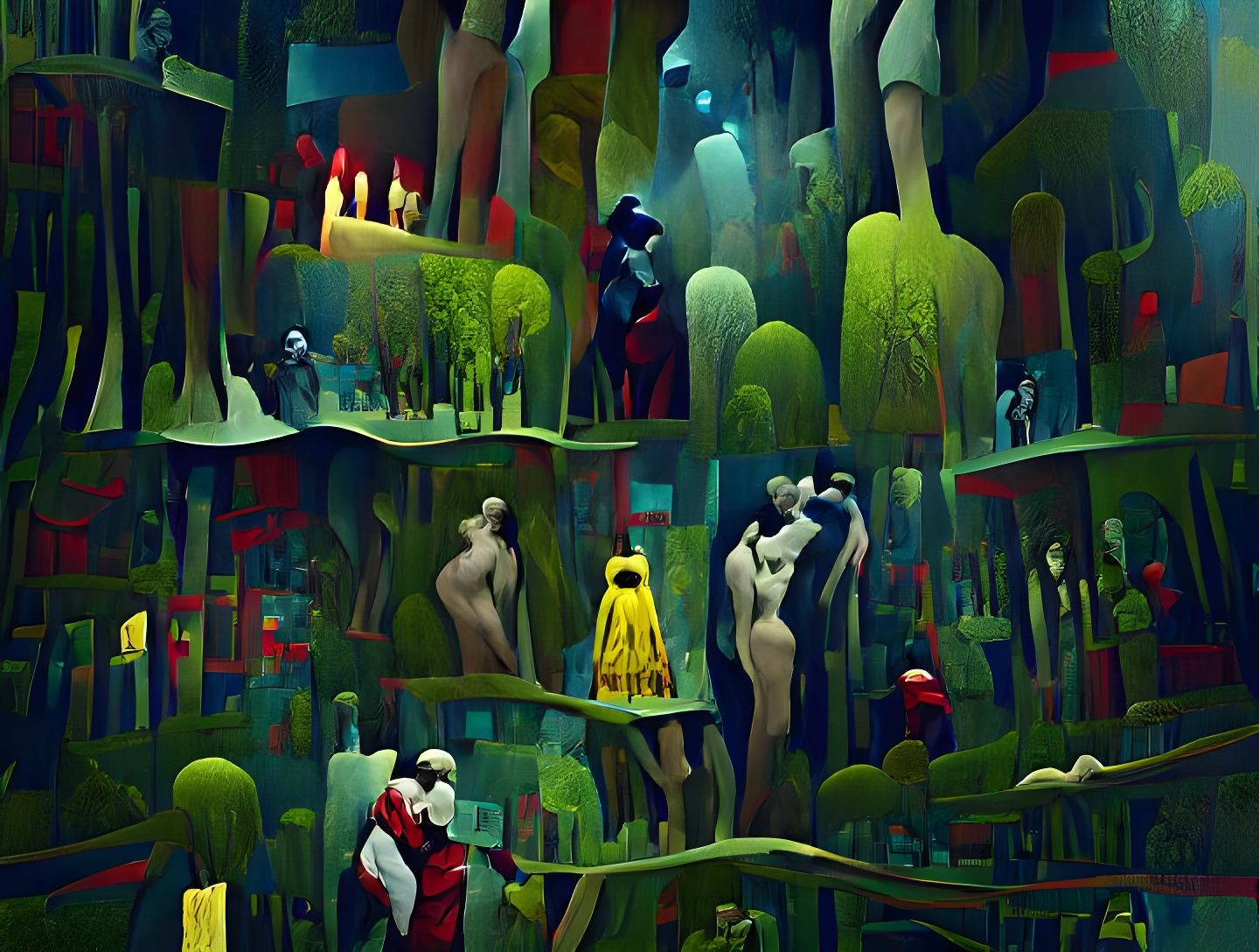 Eerie Mannequins Awaken in Post-Apocalyptic Forest