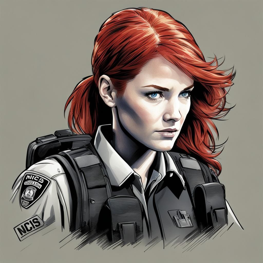 NCIS Special Agent: Red Hair Female Character