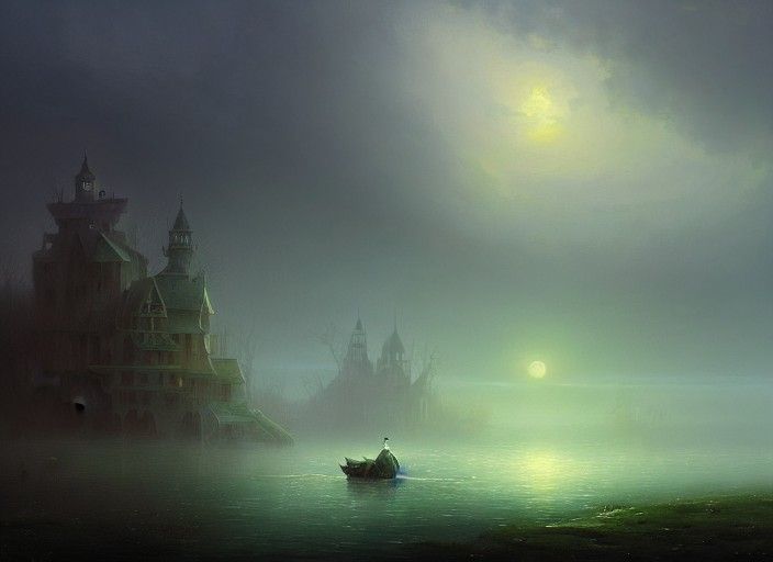 Ethereal Ghost in Shattered Emerald Isle