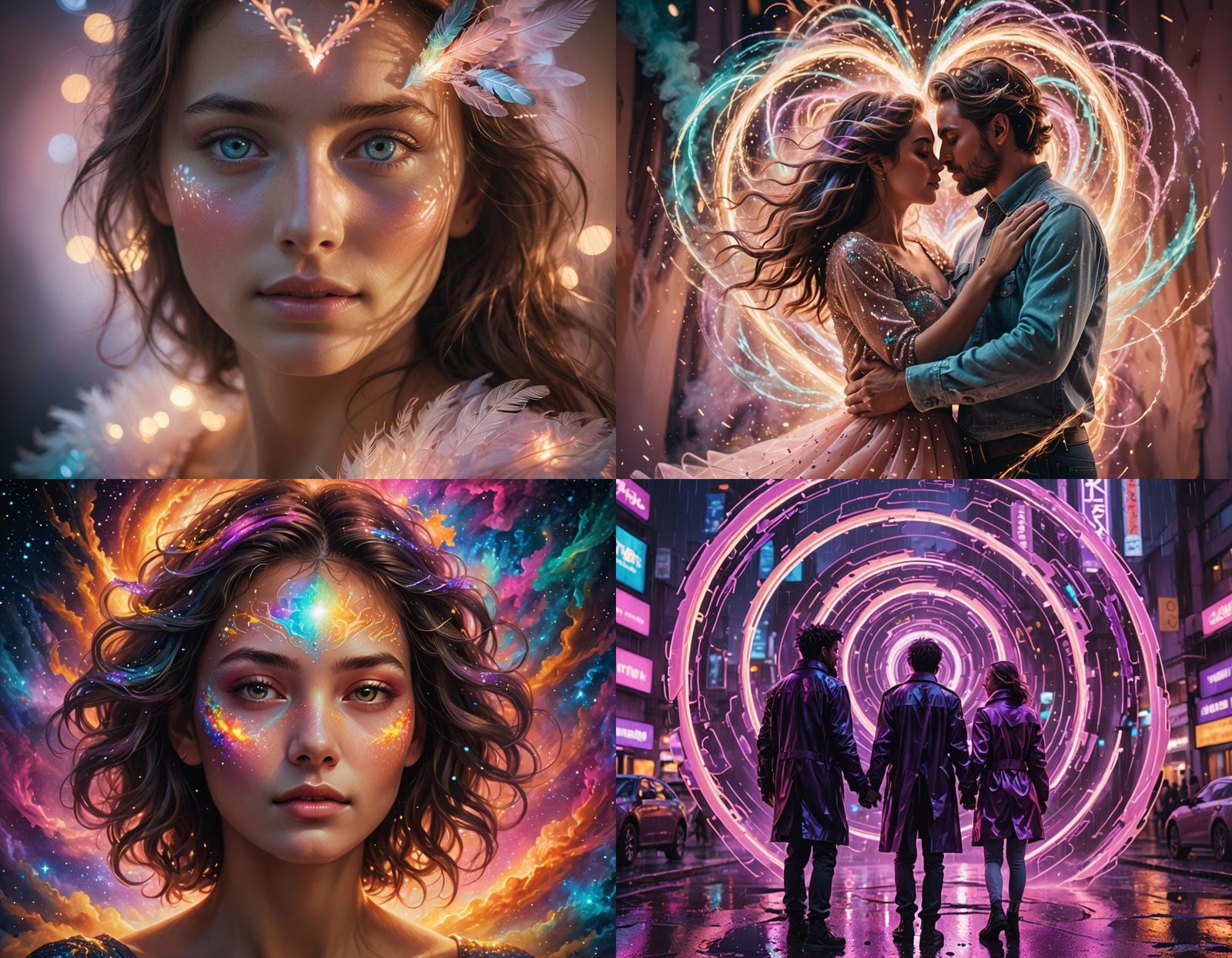 Love as a Special Effect: Conceptual AI Art