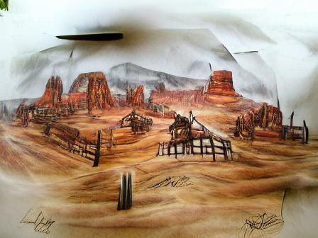 Wild West Scene