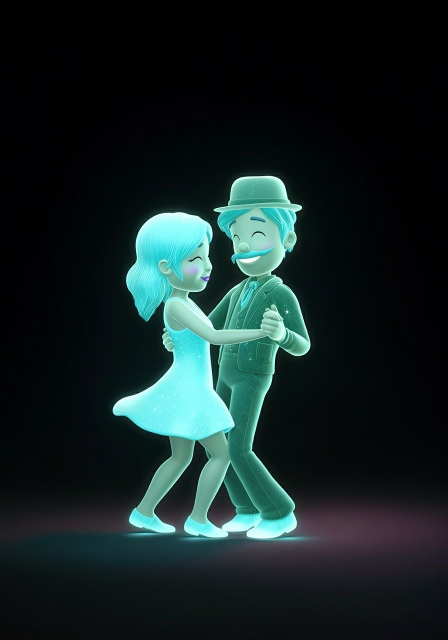 Bert is a Brom 3D Grooving on Down Dancewise With His Best G...