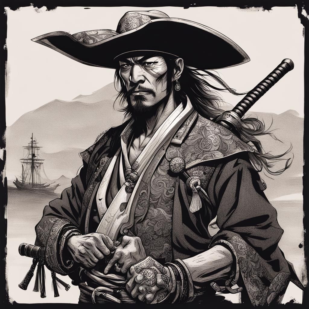 Samurai Cowboy Pirate Fusion