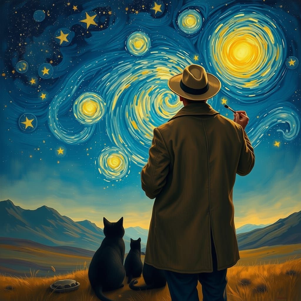 AI Art: Cats Take Center Stage