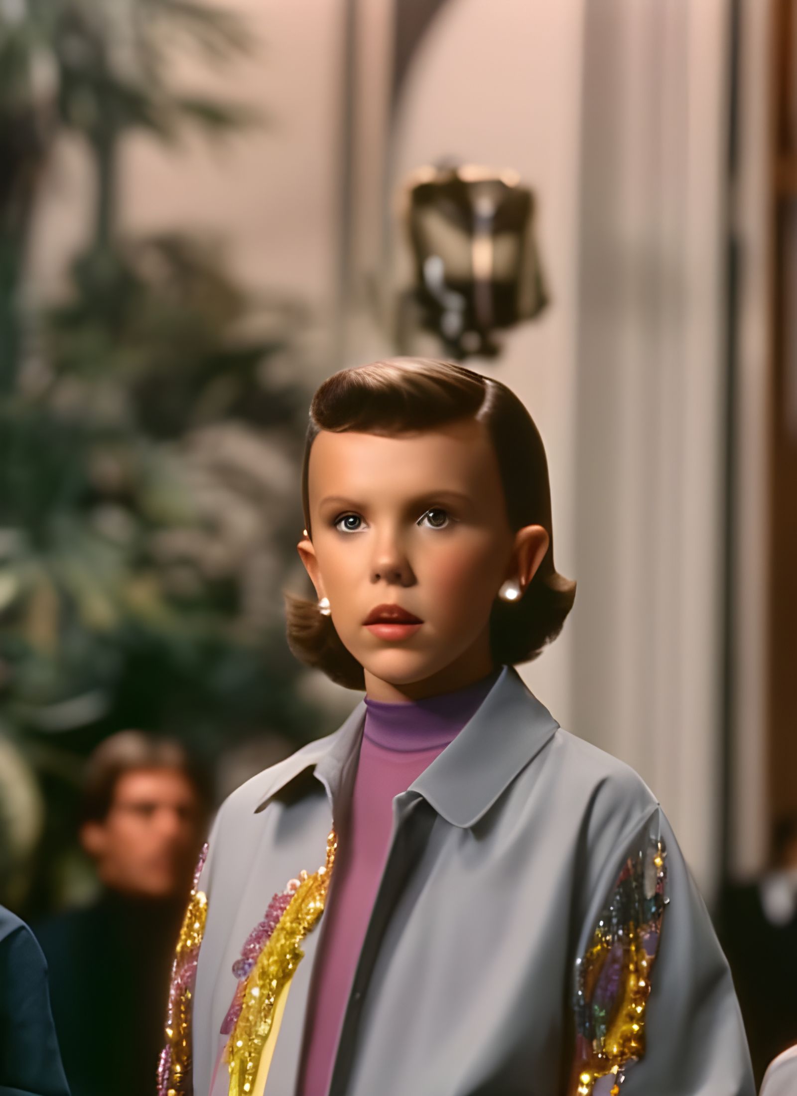 Millie Bobby Brown in 1980s Film Style