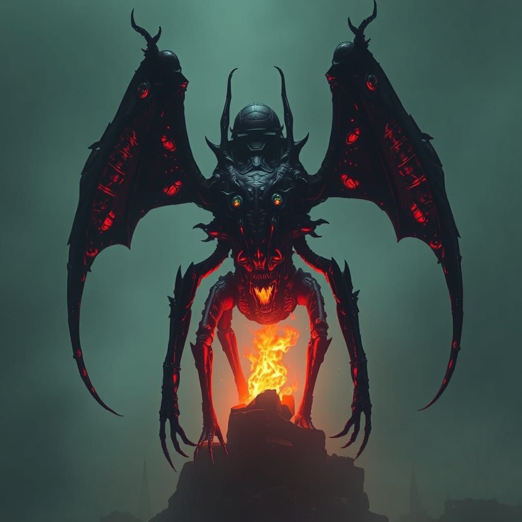 The Arch-Transmuter: Sci-Fi Horror Hybrid Creature