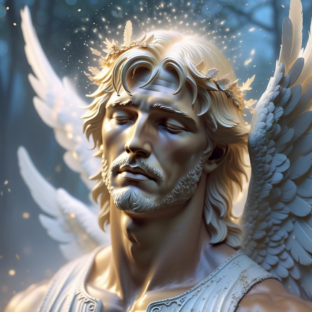 Weeping Angel in Ethereal Fantasy Art