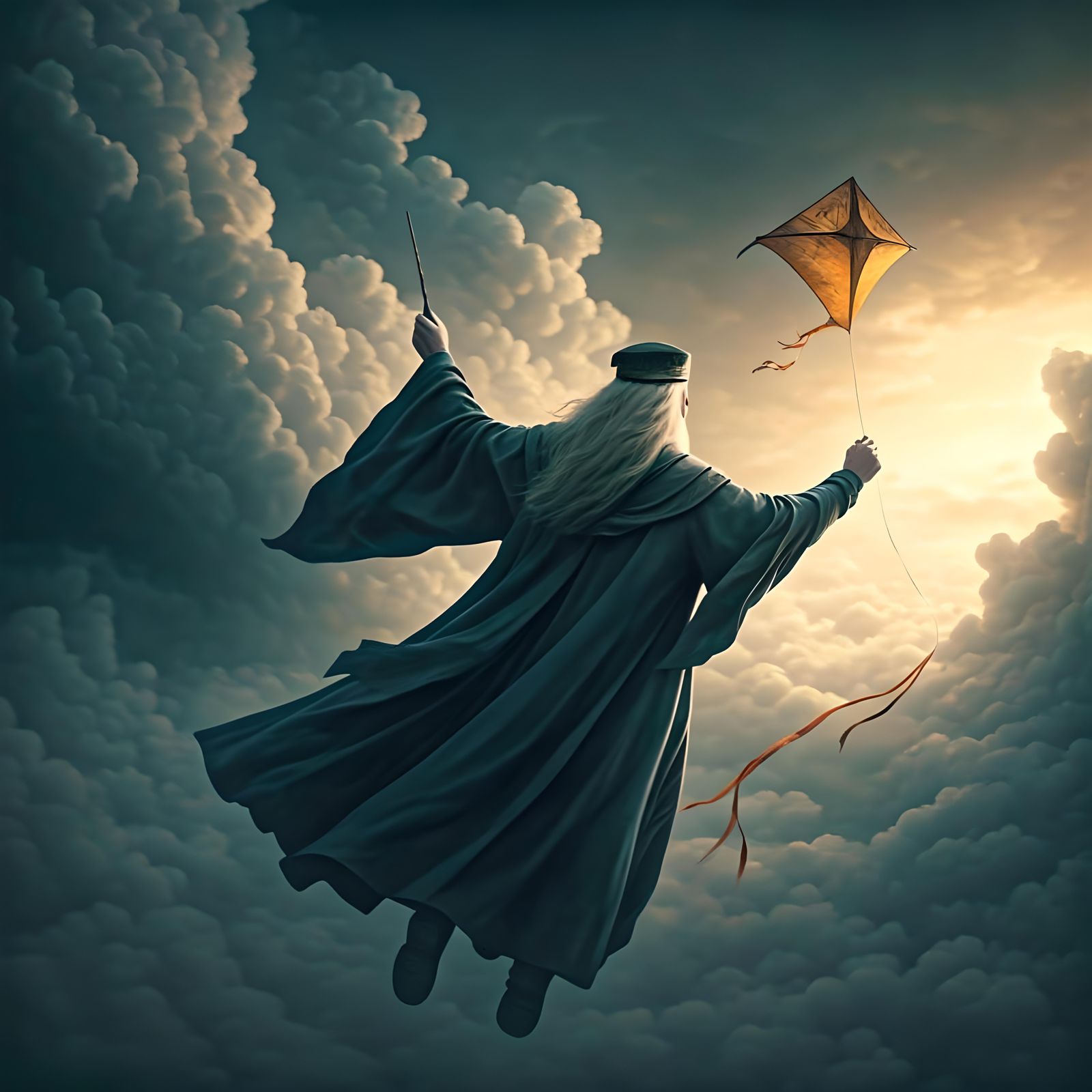 Dumbledore's Kite Flying Hobby in Harry Potter World