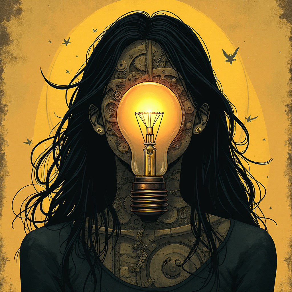 Steampunk Silhouette: Self-Discovery in Grunge Style