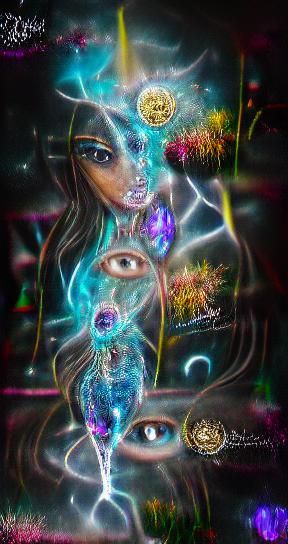 Holographic Astral Energy Illustration in 8k Resolution