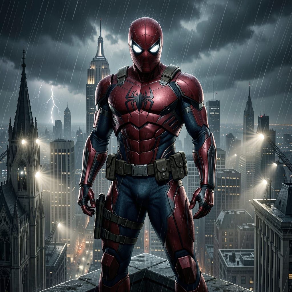 Spider-Man Reimagined as a Dark DC Hero