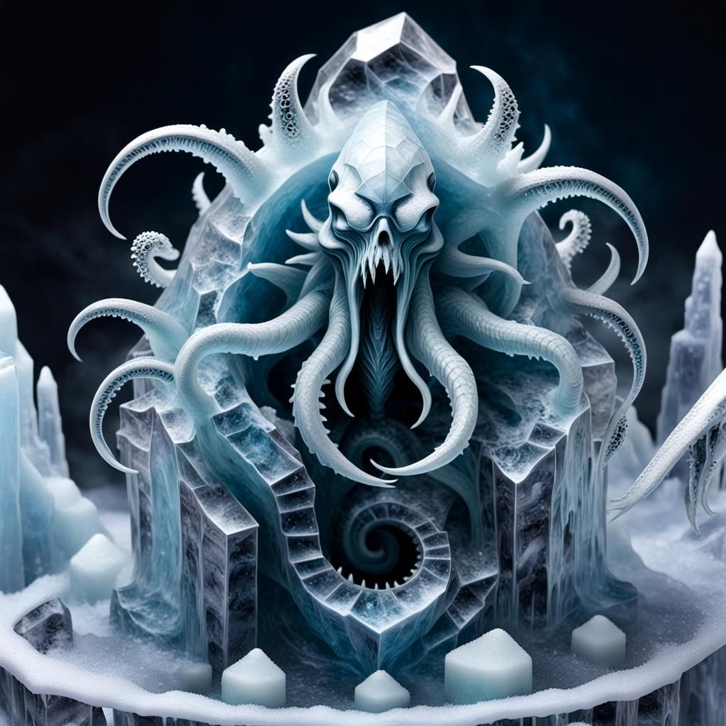 Ice-Sculpted Eldritch Horror: Frozen Cosmic Power