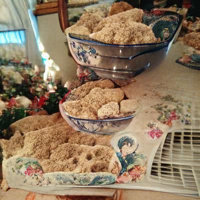 Freshly Baked Crumbly Cookies Cooling