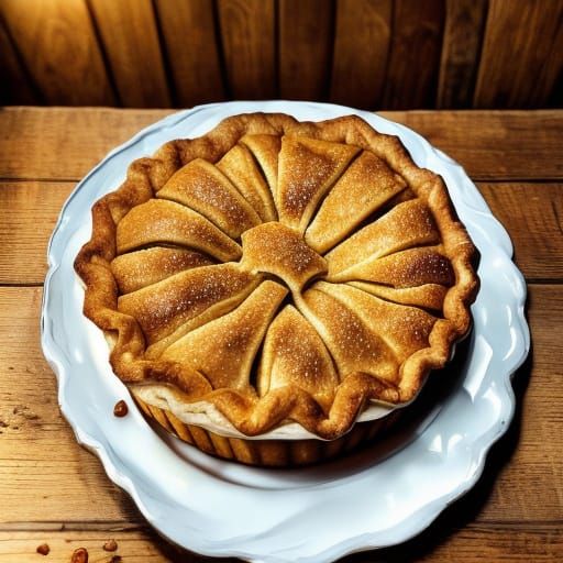Mouthwatering Apple Pie Food Photography