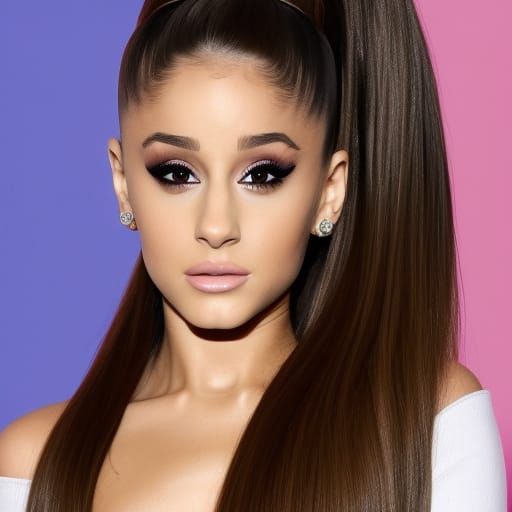 Ariana Grande Likeness in AI Generated Portrait
