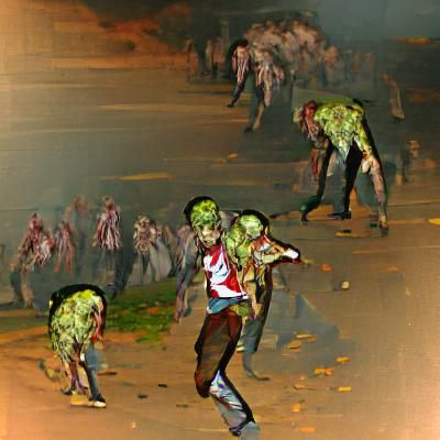 AI Generated Image of Zombies