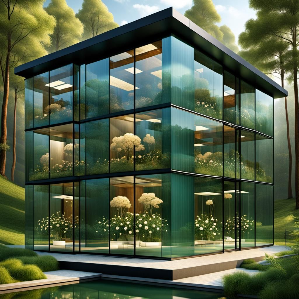 Modern Glass Houses: Minimalist Architecture