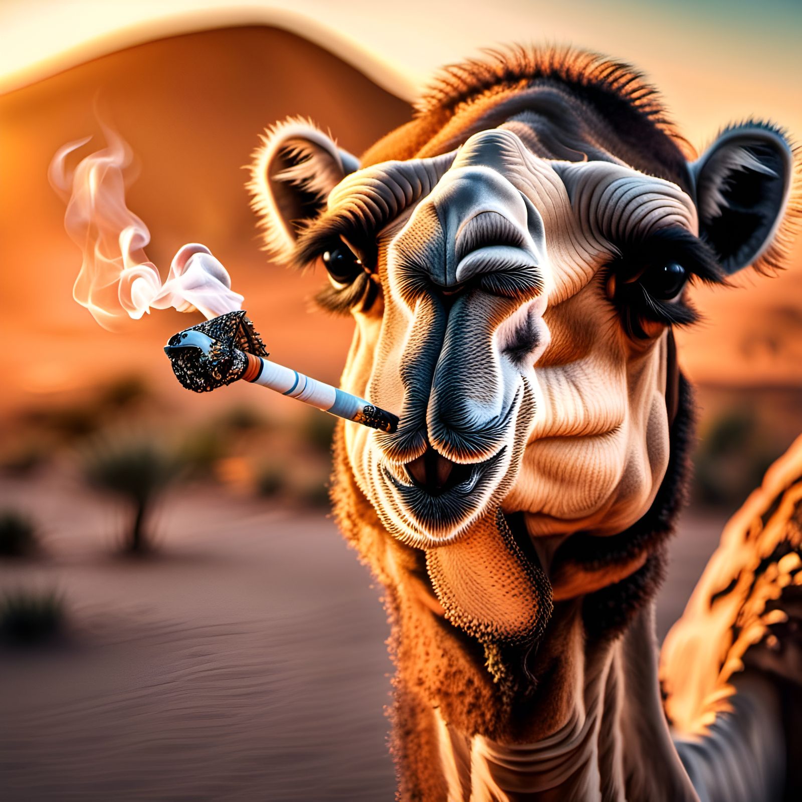 My should have scored better camel at sunset... boo voters