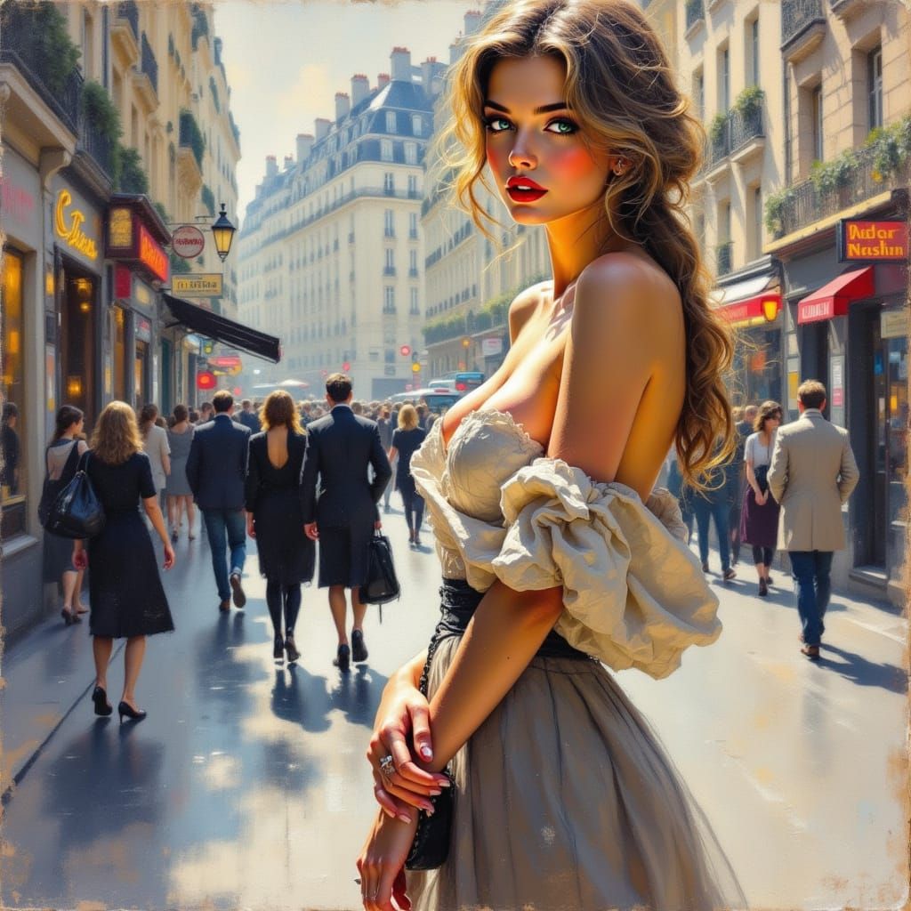 Parisian Street Figure Study