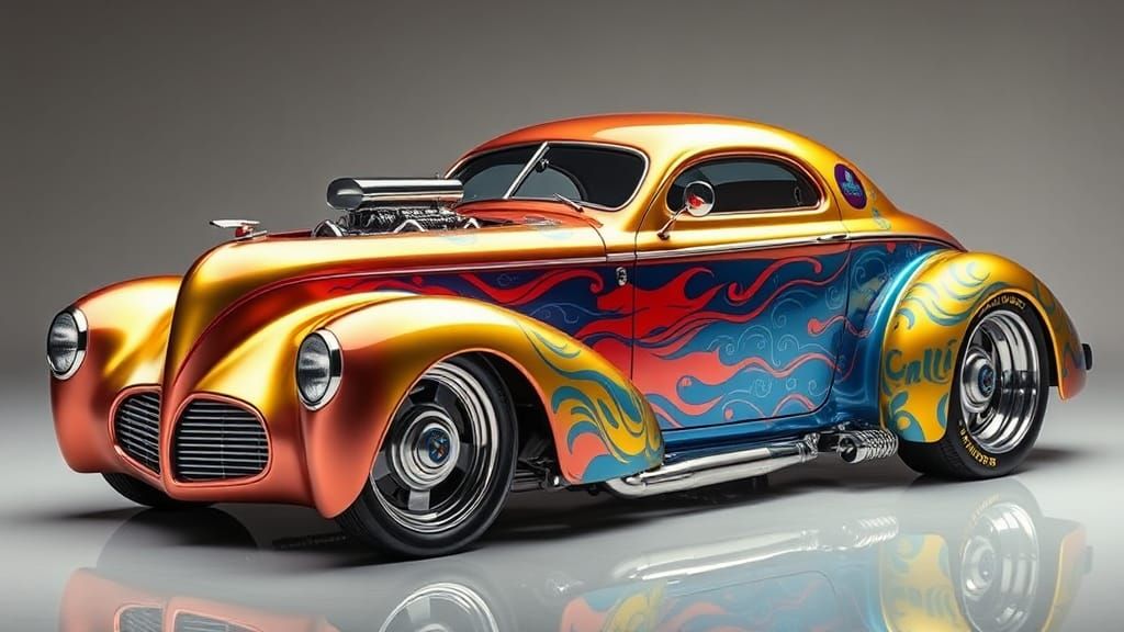 Nitrous Gasser with Manga Graphics in Futuristic Style