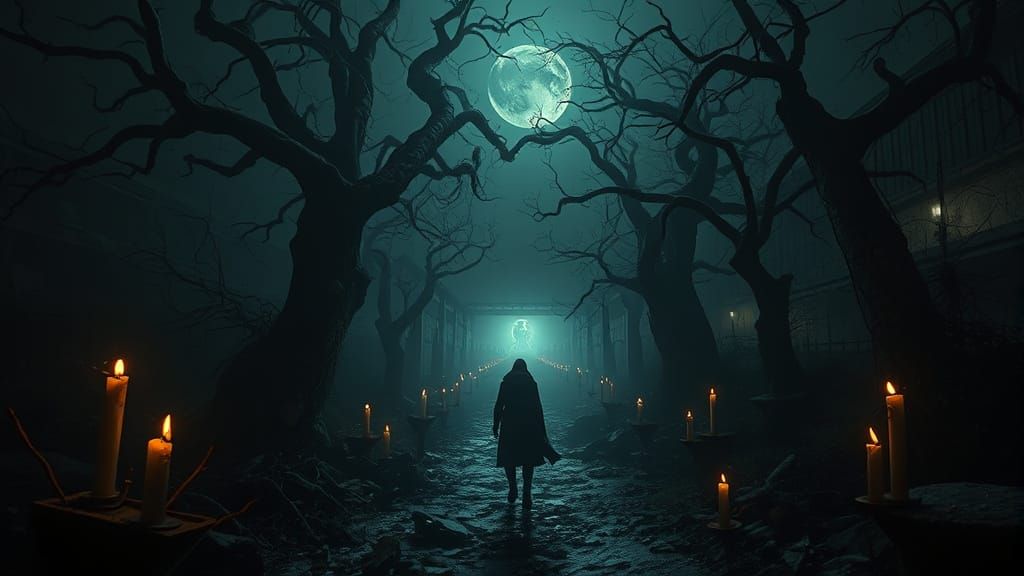 Figure Lost in a Realm of Ethical Decay