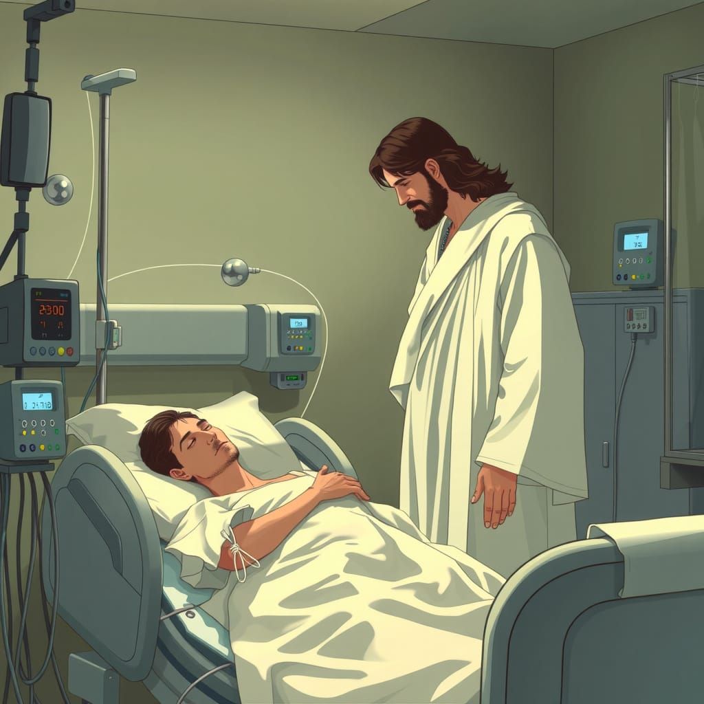 Jesus Offers Comfort in the Hospital