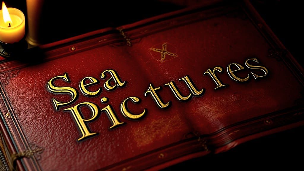 Eldritch 18th Century Atlas Title in Ominous Lettering