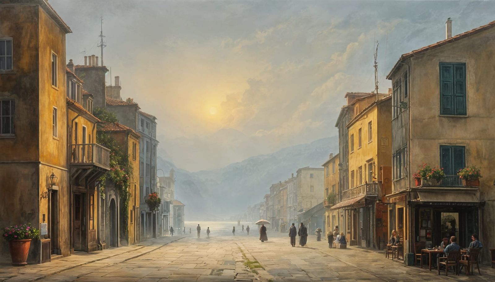 Old Portuguese seaside town