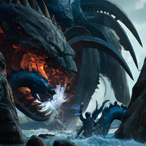 Scylla and Charybdis: Detailed Fantasy Concept Art