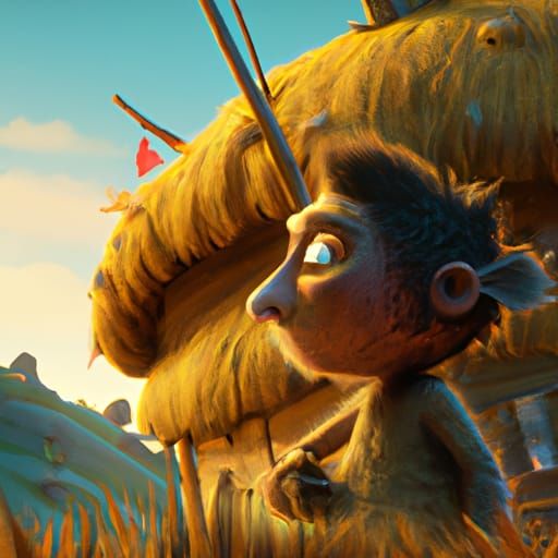 Detailed Matte Painting of Straw Tom Holland