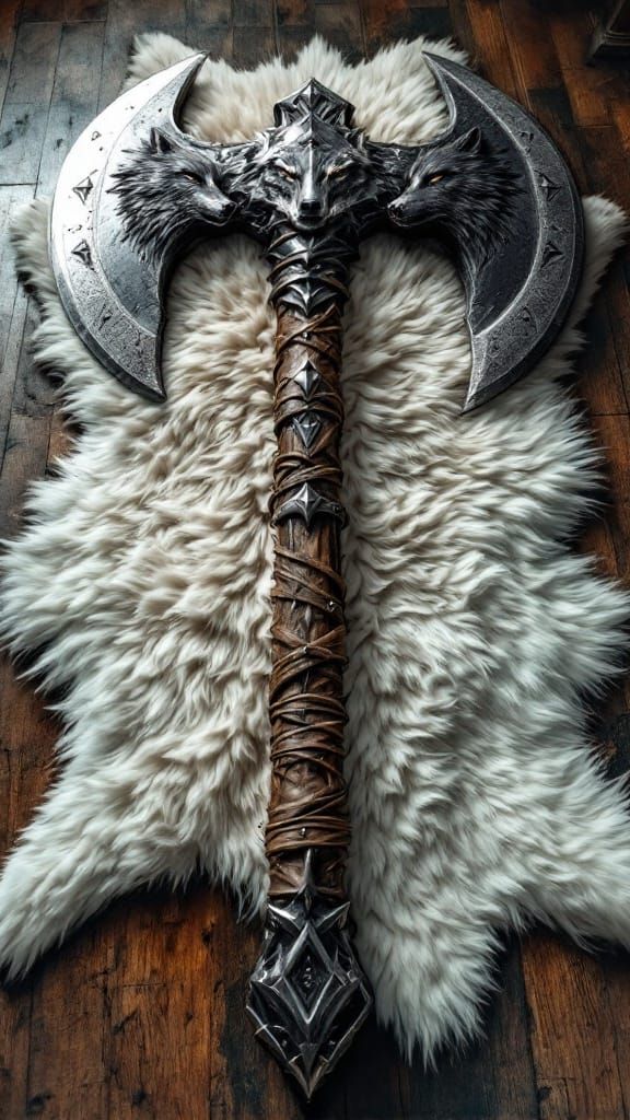 Battle Axe of the Dire Wolf - inspired by @Corrosion42