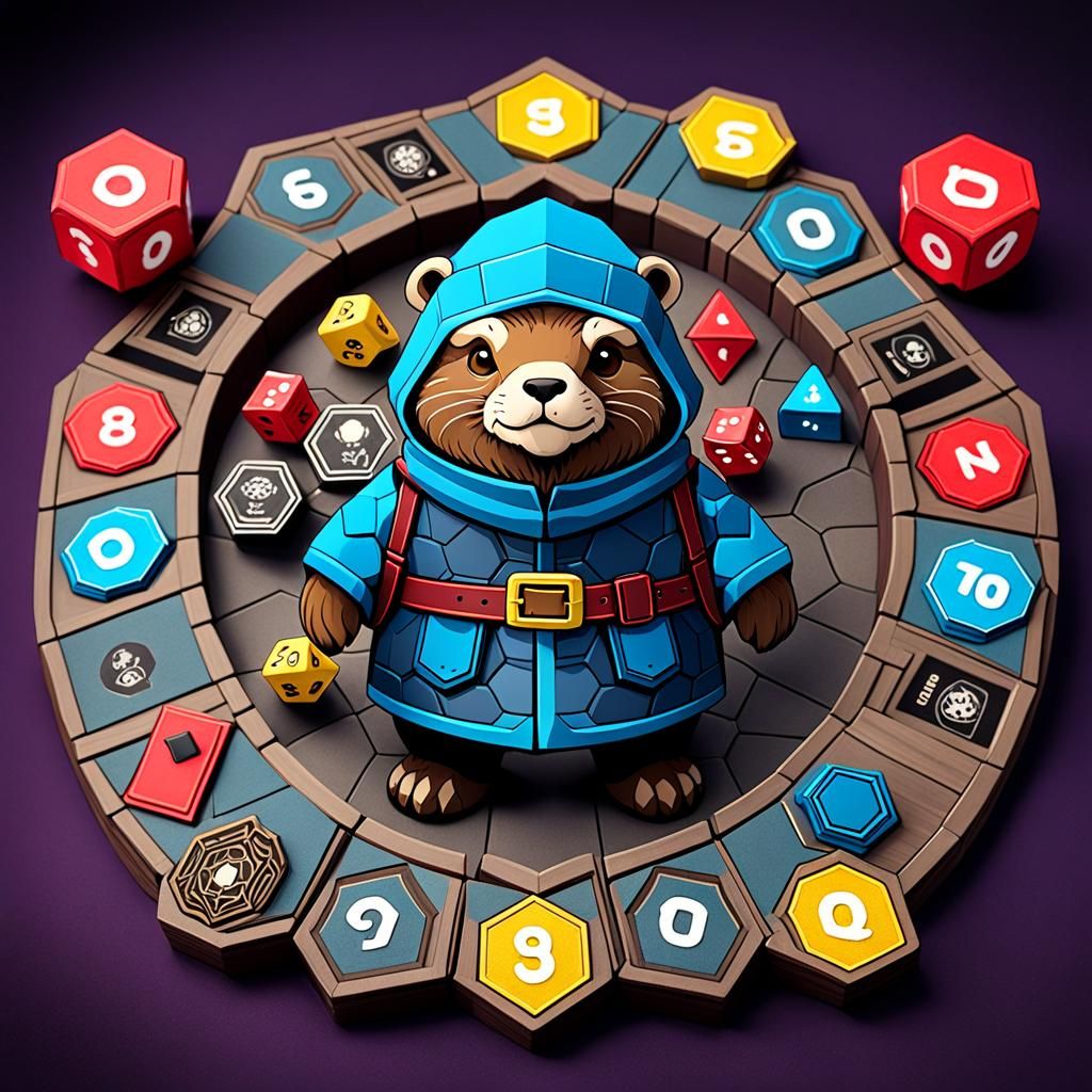 The Legend of Otterum. Boardgame.