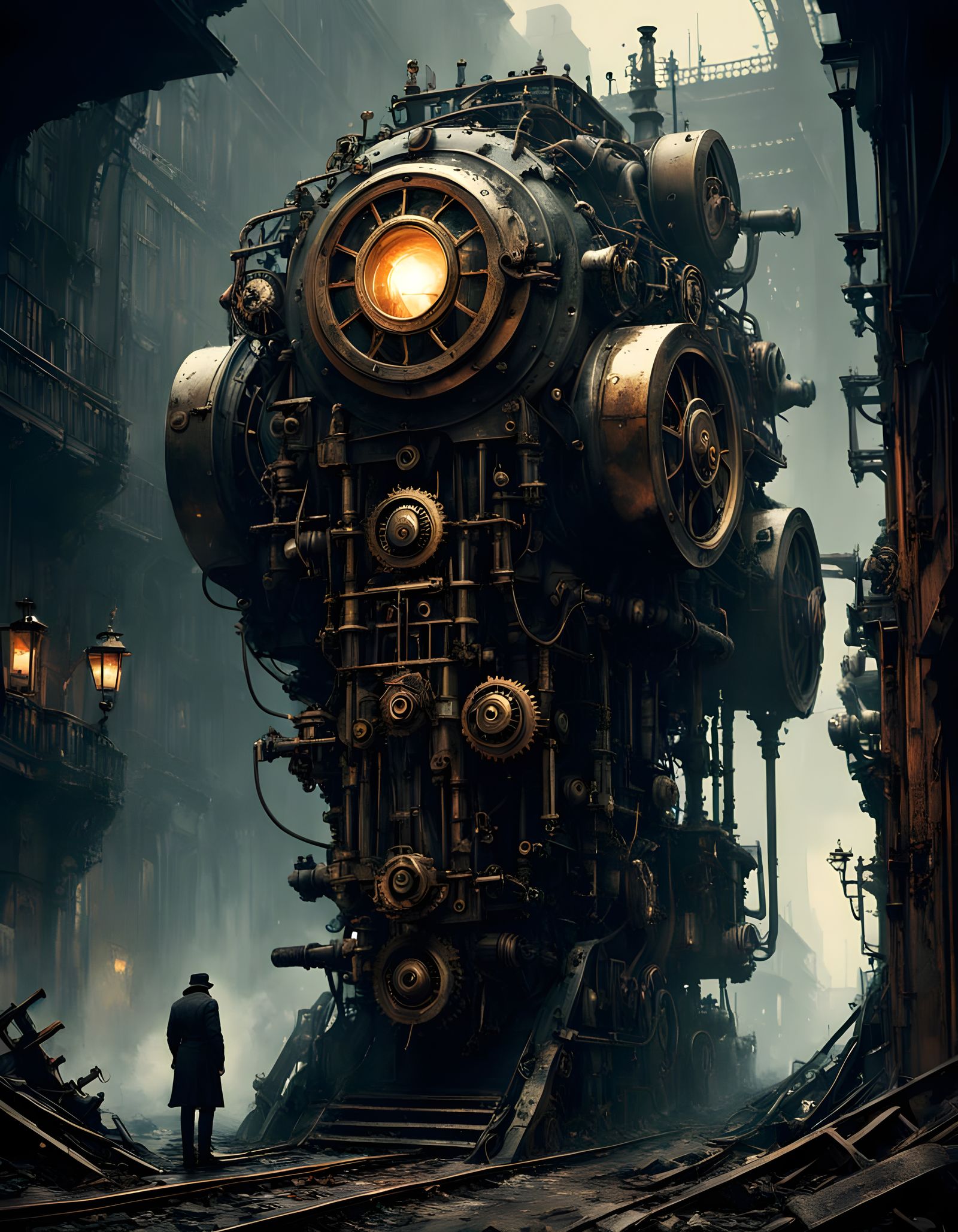 Ethereal Steampunk Engine of Crushing Despair