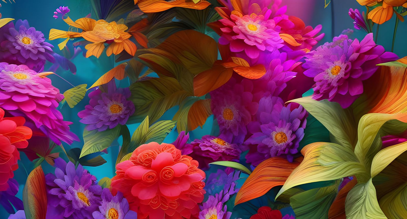 Botanical Patterns in a Bold Abstract Style