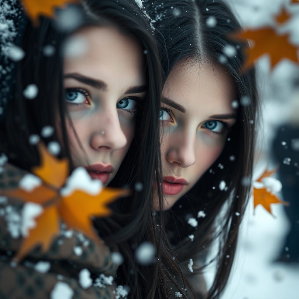 Sisters in Winter