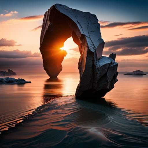 Edgy 3D Lion Illustration with Intricate Details