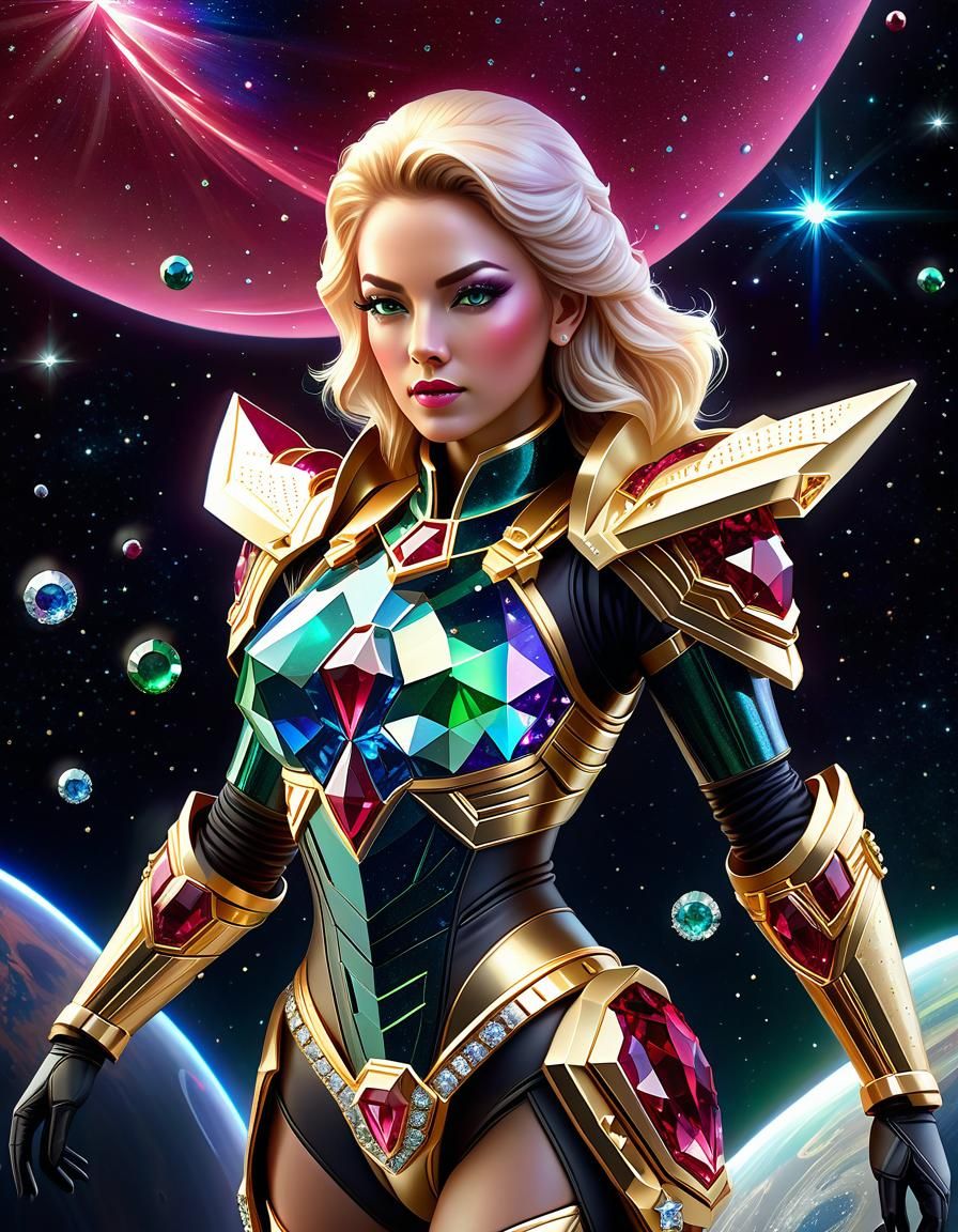 Crystallographic Space Warrior in Isometric View