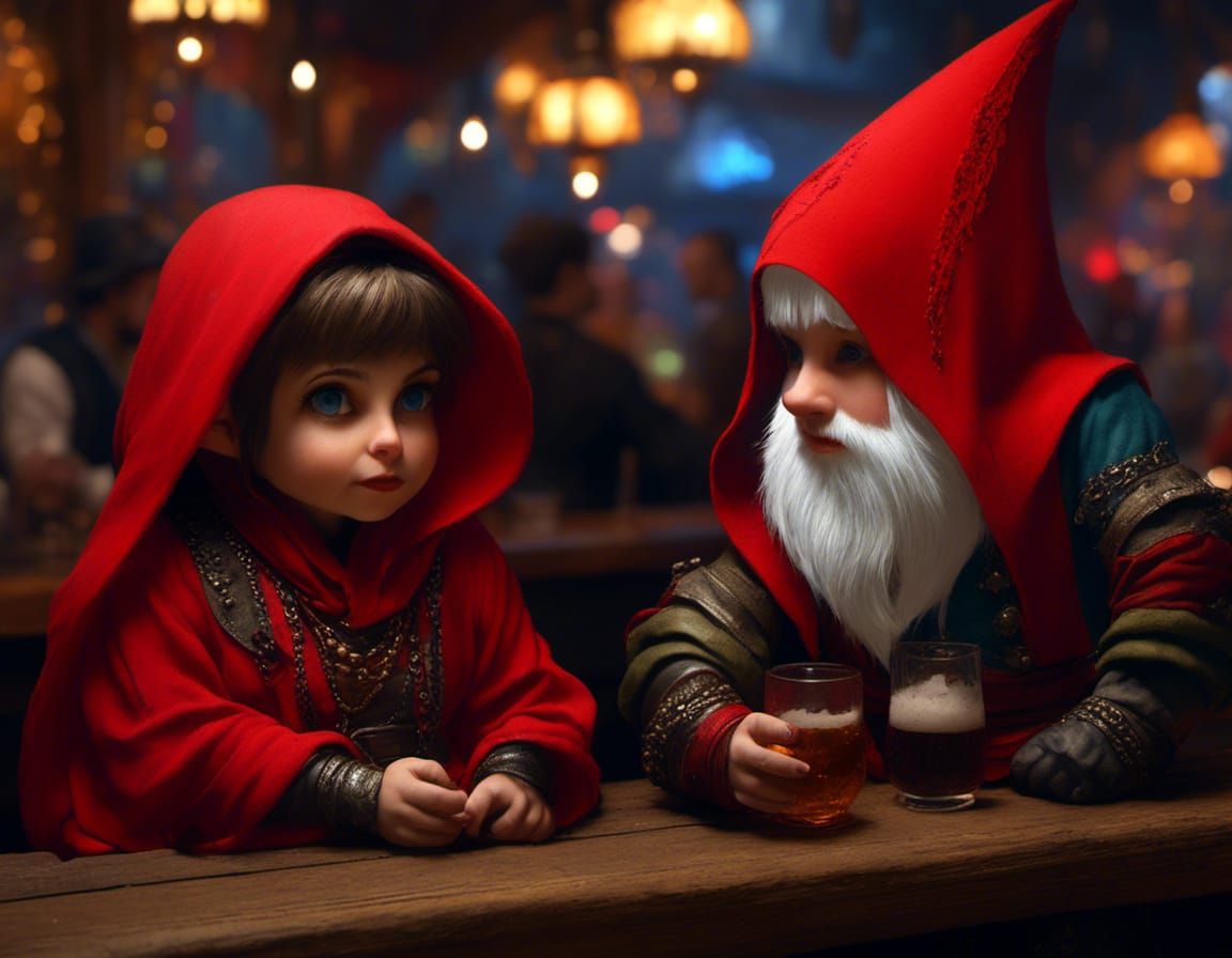 cute gnome couple