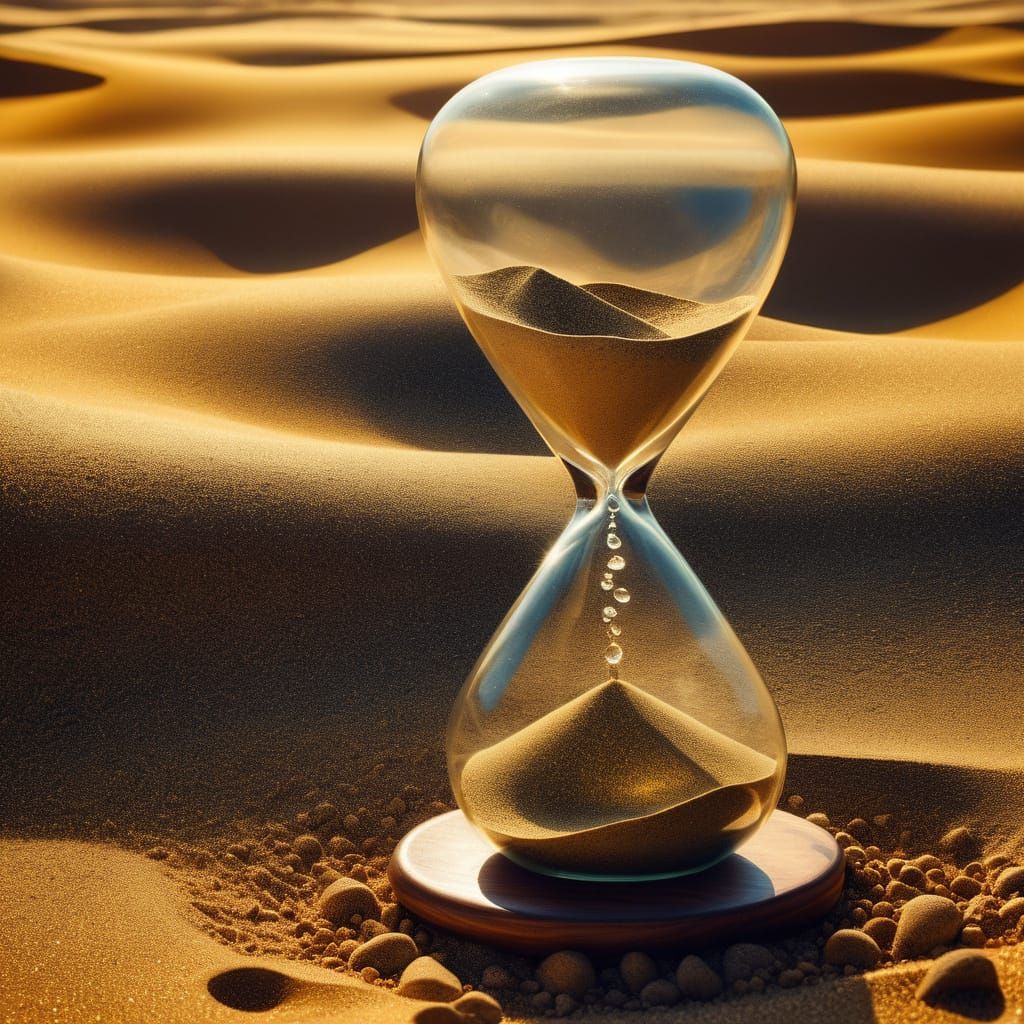 Because in the end, everything returns to sand. We die into it. What was once vast and towering is slowly worn down, red...