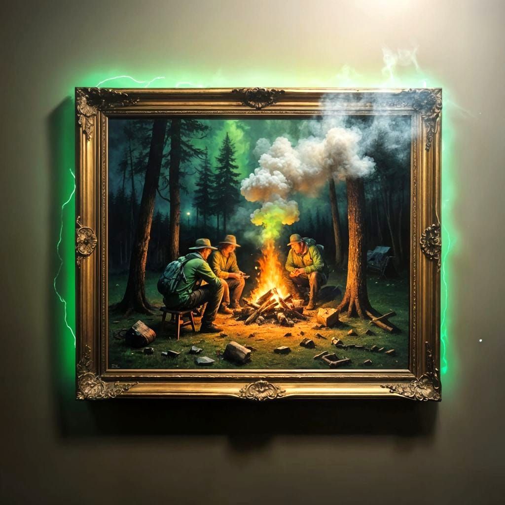 Magical gallery painting