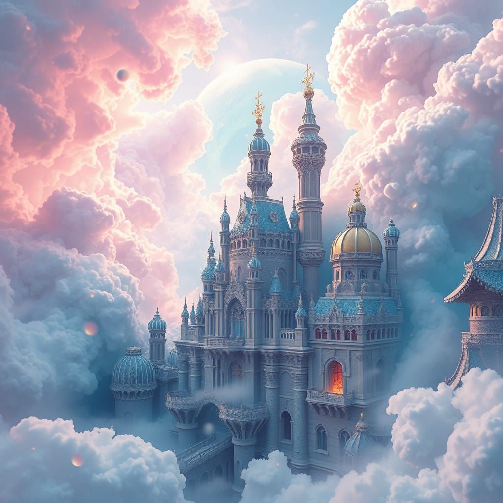 Ethereal Dreamscapes in Pastel Hues