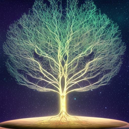Yggdrasil: Nordic Life Tree in Deep Space